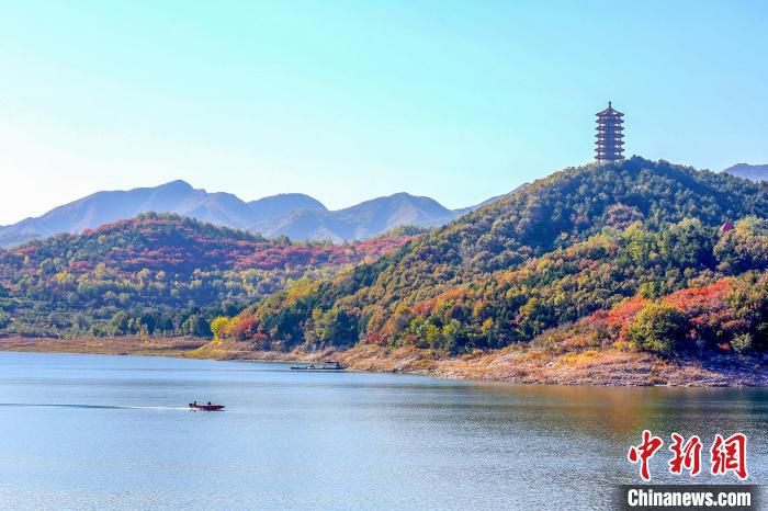 图为金海湖景区。　北京市园林绿化局供图