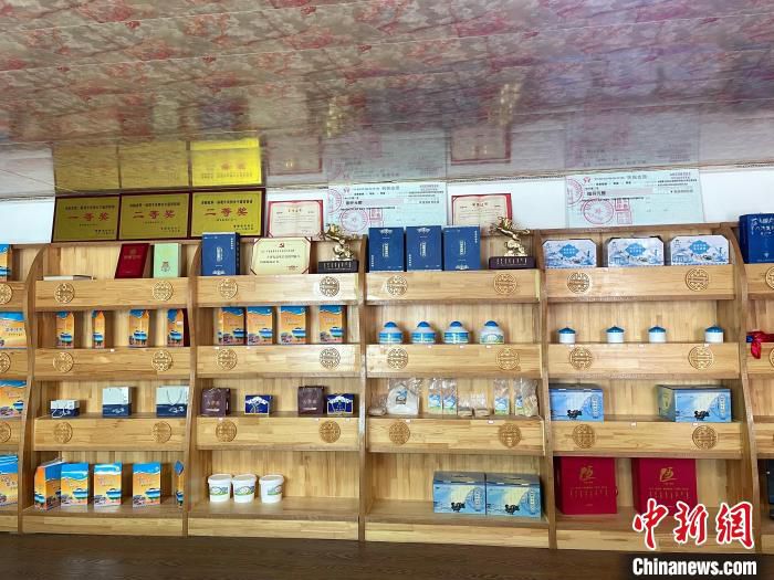 图为特色畜产品。　祁绣娟 摄