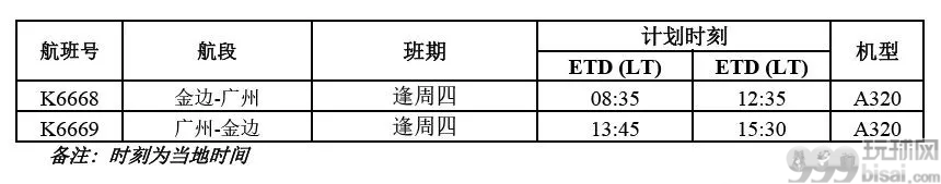 最新！8月柬埔寨飞中国航班信息