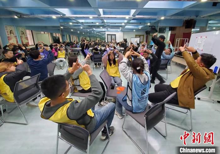 图为兰州理工大学招聘会现场。(资料图) 兰州理工大学供图