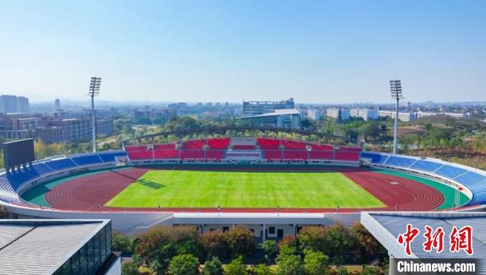 浙江师范大学东体育场。　朱慧 摄