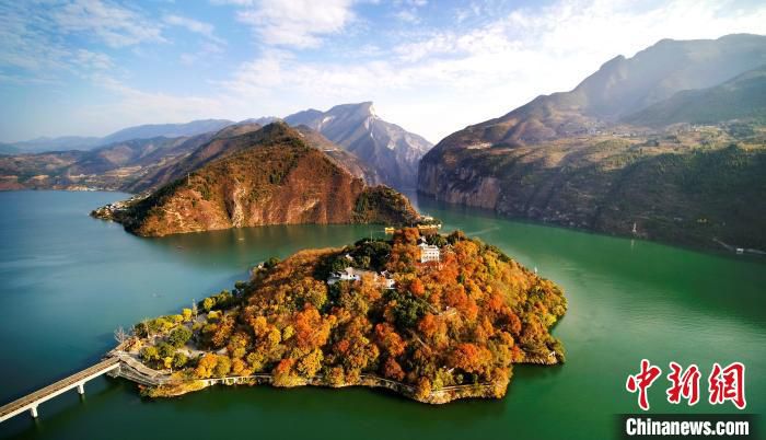 图为白帝城·瞿塘峡景区。　奉节县文旅委供图