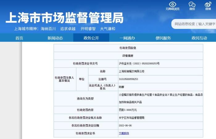 图自上海市市场监督管理局网站
