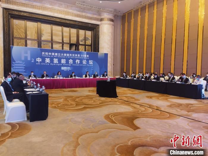 中英氢能合作论坛在武汉开幕　邹浩　摄