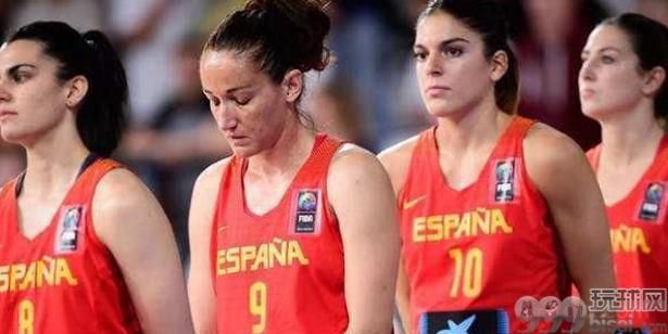 奥运会西班牙女篮的队员们