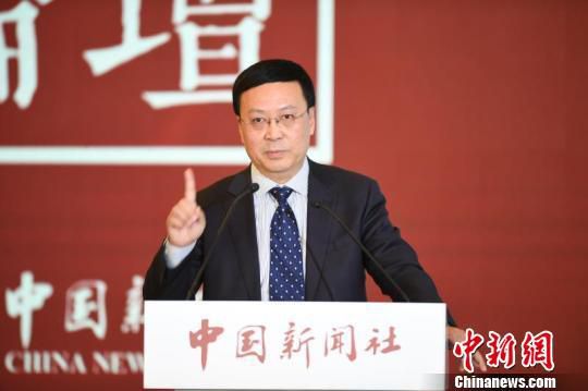 资料图：全国政协委员、中国社会科学院副院长、党组成员，中国社会科学院大学党委书记高培勇。崔楠 摄