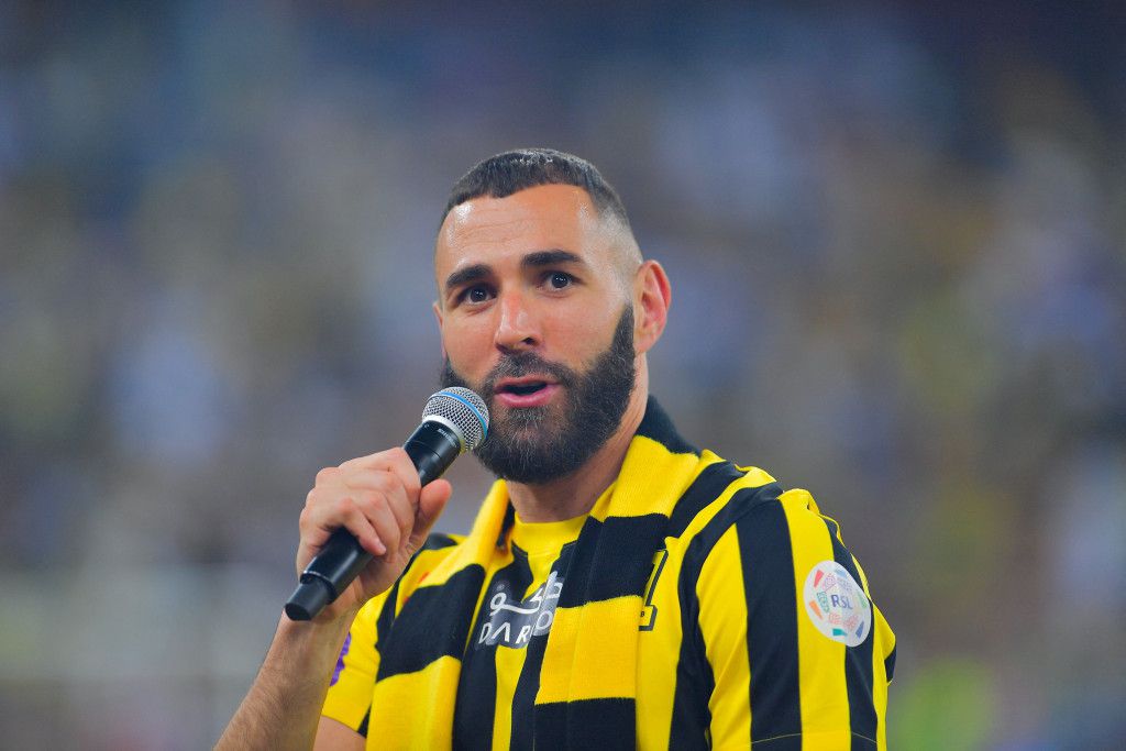 簡迪將跟法國同鄉賓施馬(Karim Benzema)在伊蒂哈德聯手。路透社