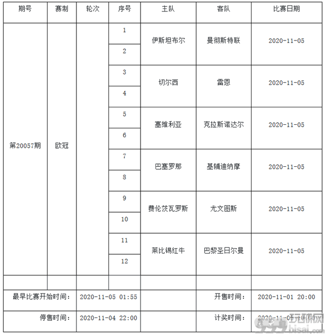 11月3日-9日中国足彩赛程公布：停售5期 无法甲竞猜