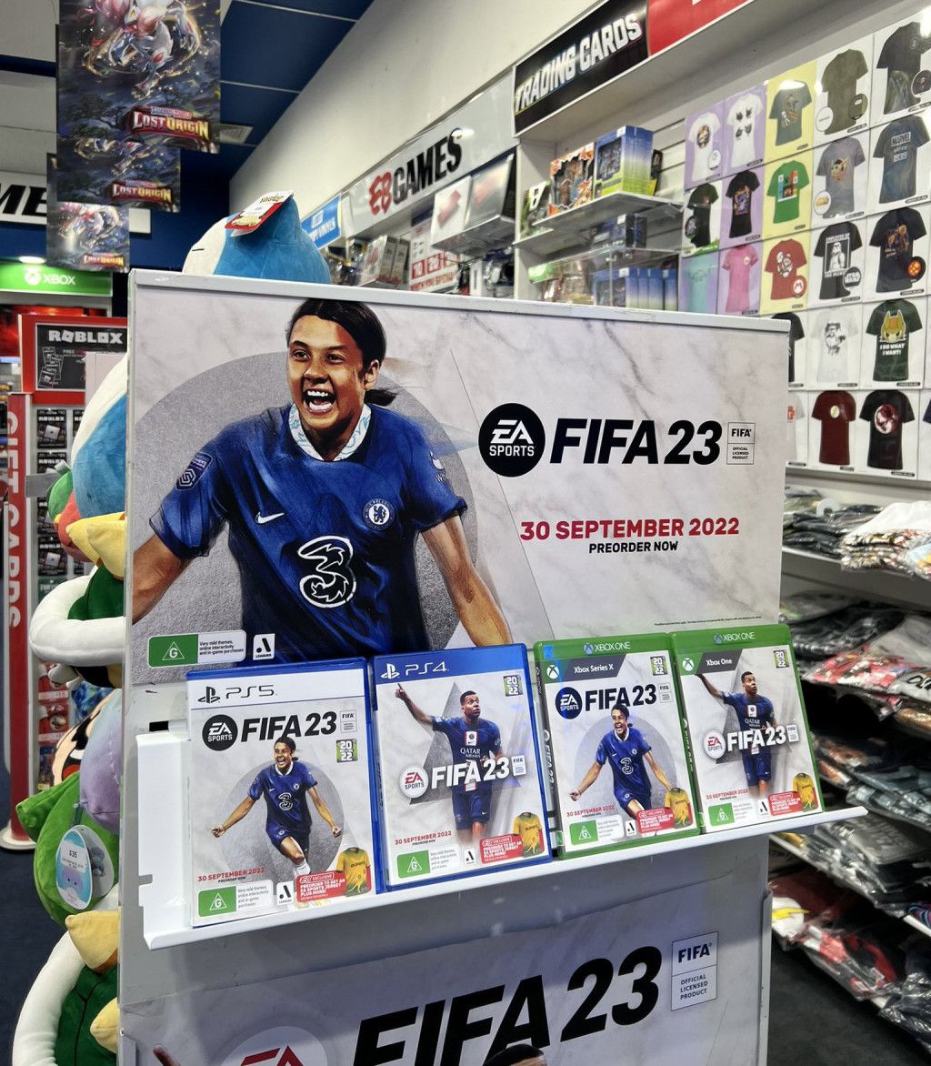 29歲射手姬亞早已蜚聲國際，去年登上知名足球遊戲《FIFA23》的封面。網上圖片