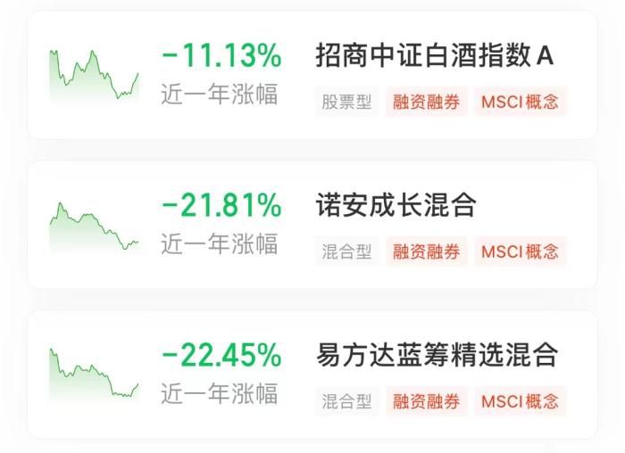 热门基金。来源：同花顺