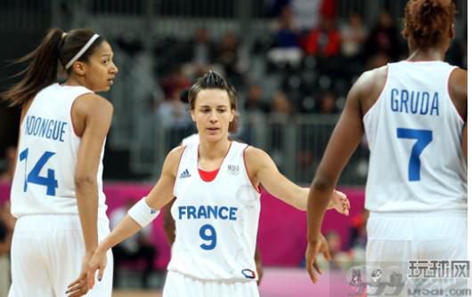 奥运会法国女篮的队员们