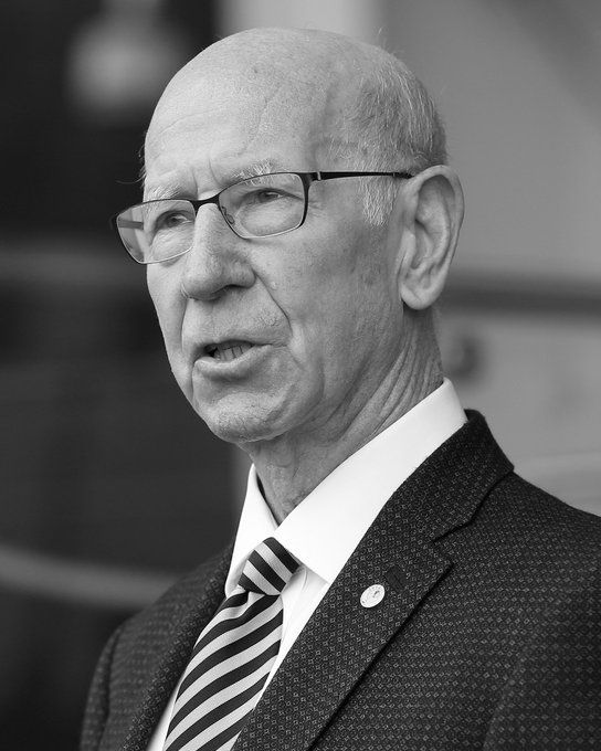 曼聯英格蘭名宿卜比查爾頓逝世終年86 。網上圖片