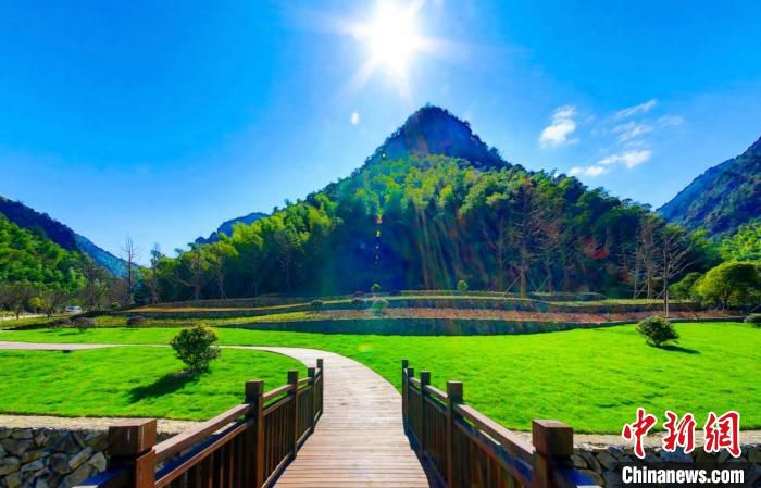 磐安花溪景区。　磐安文旅局提供