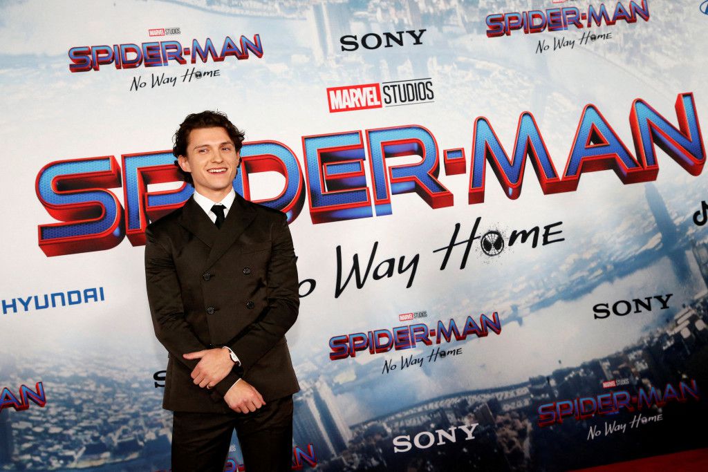「蜘蛛仔」Tom Holland。Reuters資料圖片