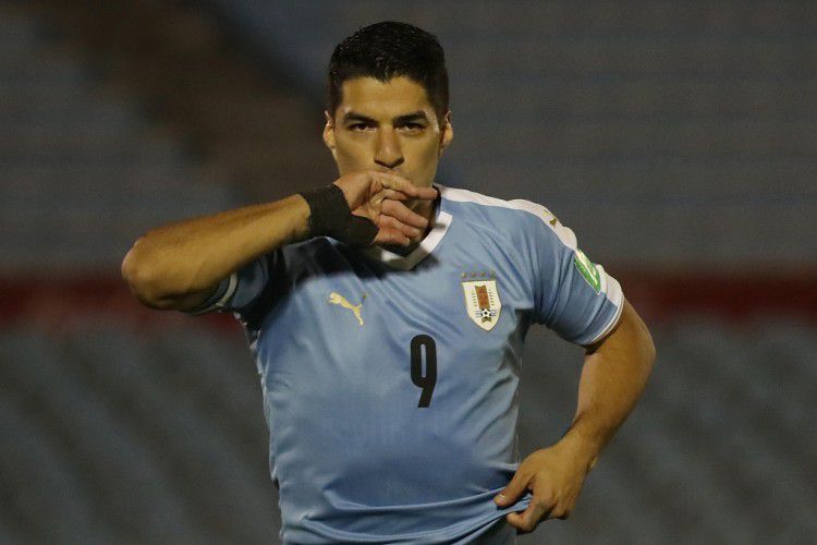 乌拉圭公布24人世预赛名单：苏亚雷斯卡瓦尼领衔