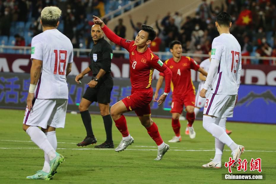 国足1:3越南，彻底宣告无缘卡塔尔世界杯 图片来源：视觉中国
