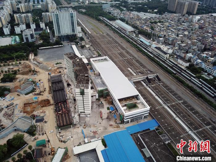 北海站站改项目完成主体施工。 蒋雪林 摄 北海站站改项目完成主体施工。 蒋雪林 摄