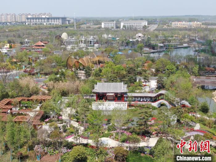 2021扬州世界园艺博览会8日正式启幕。　泱波 摄