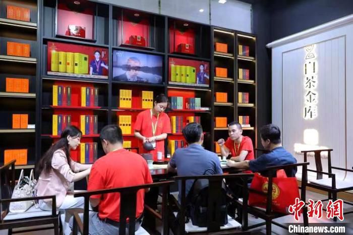 茶博会一角。　厦门会展金泓信供图