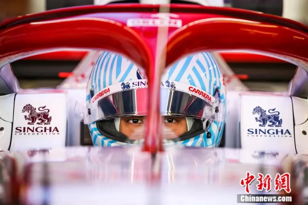 周冠宇参加2021赛季F1阿布扎比季后测试。受访者供图