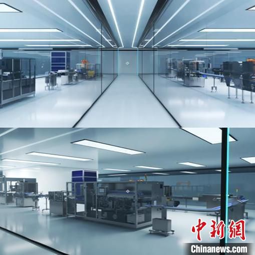 上海闵行区某公司虚拟车间场景 上海闵行区供图
