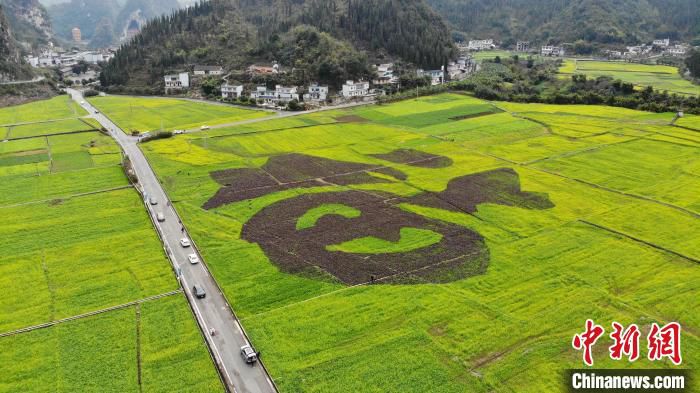 贵州省兴义市万峰林街道县乡公路一隅。　石小杰 摄