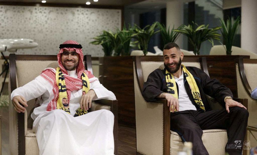 簡迪將跟法國同鄉賓施馬(Karim Benzema)聯手。路透社