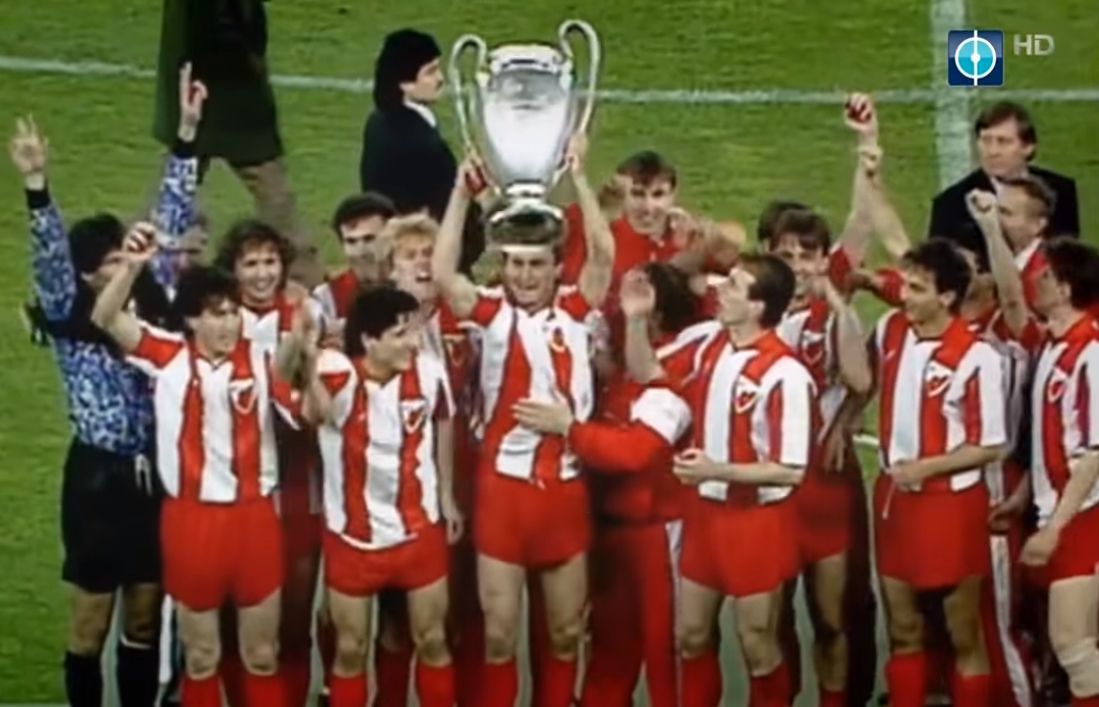 1991年5月，贝尔格莱德红星夺冠
