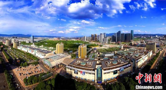 俯瞰义乌国际商贸城。　商城集团 供图