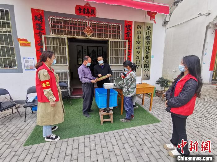 黄山市狠抓茶叶交易秩序维护，营造良好的交易环境。　凌良 摄