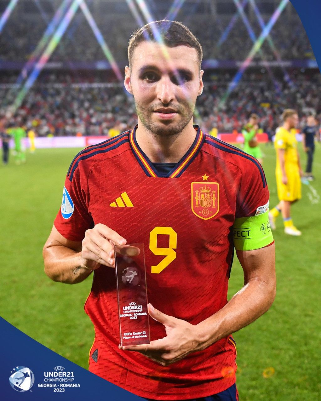 効力布拉加的前鋒阿布雷斯獲選最佳球員。網上圖片 ＠UEFA Twitter