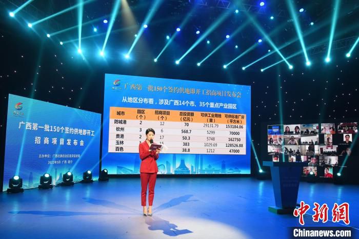 图为投资项目推介。　 林浩 摄