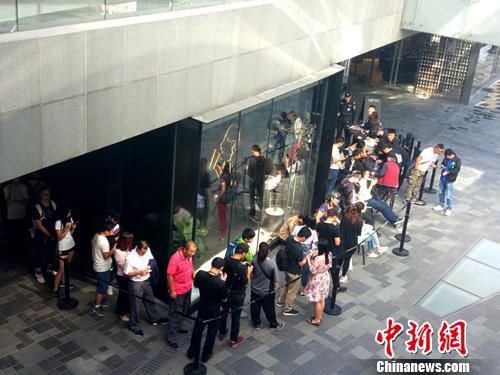 喜茶北京三里屯店。中新网记者 李金磊 摄
