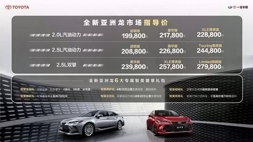 全新亚洲龙市场指导价及6大专属智美奢享礼包