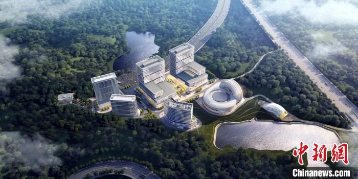 广州航空轮胎大科学中心项目效果图 黄微 摄