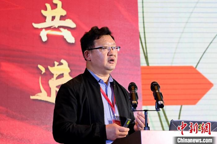 厦门大学台湾研究院经济研究所所长王勇作主题发言。　张金川 摄