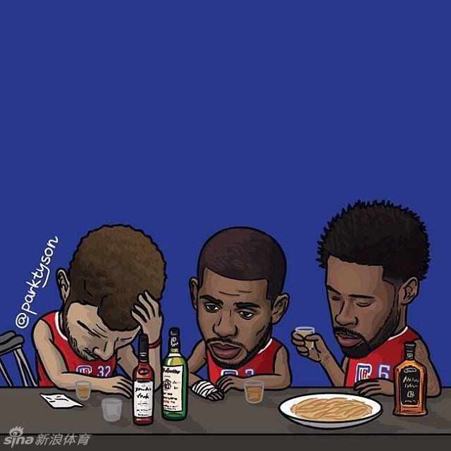 博彩资讯：韩国漫画家笔下的NBA晃动巨星：库里晃倒保罗