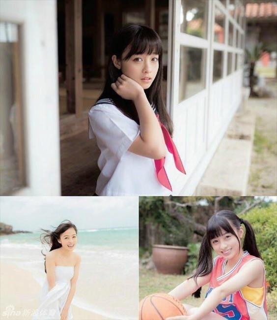 玩球小报：日本千年一遇美少女桥本环奈篮球写真 清纯可人性感惹火