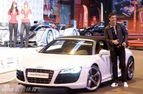玩球网报：C罗真土豪！手下豪华座驾总价早超1亿欧元