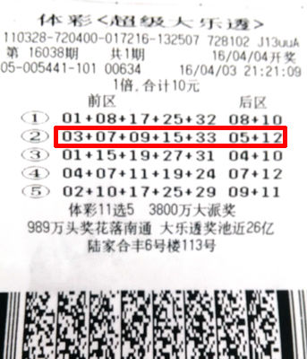 彩友第三次购彩即中1000万元 欲回家领证结婚