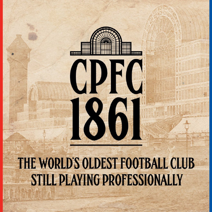 水晶宫官方：始于1861，我们是依然在踢职业足球的最古老俱乐部