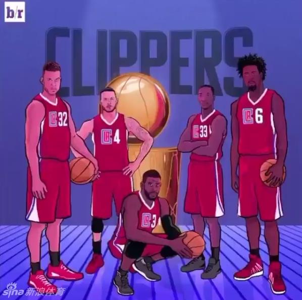 博彩资讯：NBA新赛季各队漫画首发阵容 30支球队英雄齐聚