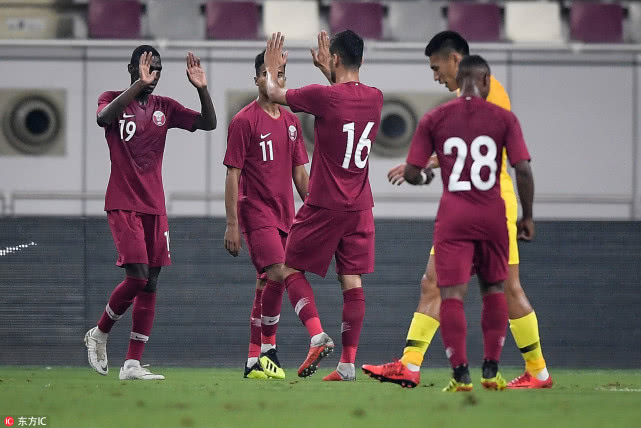 热身赛-国足客场0-1卡塔尔 门框两次救险难阻丢球