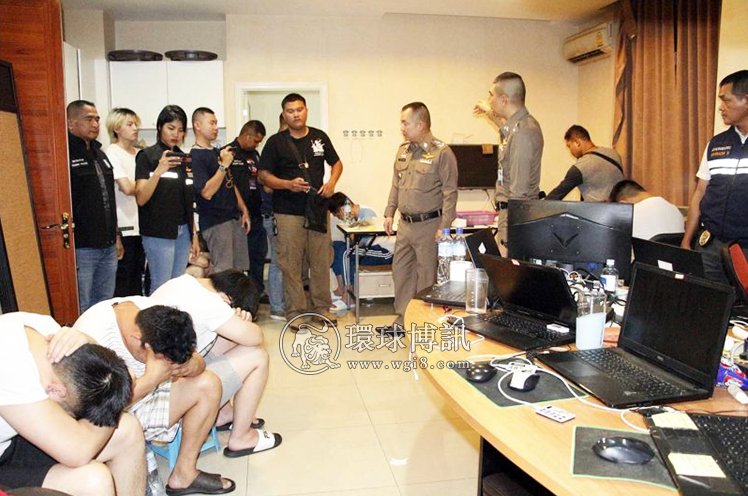 泰国警方摧毁一韩国人网赌基地逮4人 每月赌资9亿