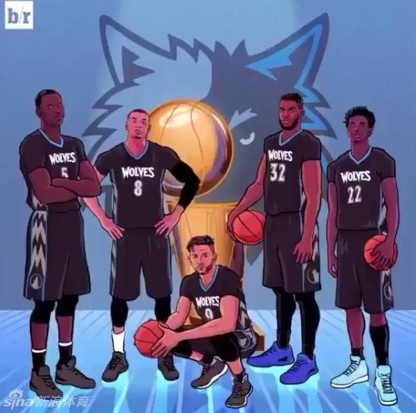 博彩资讯：NBA新赛季各队漫画首发阵容 30支球队英雄齐聚