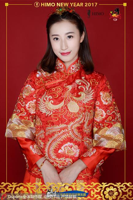 玩球画报：江苏男篮啦啦宝贝新春拜年写真 俏皮可爱盛装迎新年