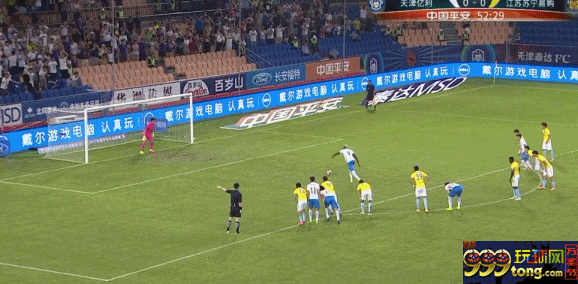 玩球赛报：泰达1-1苏宁曹阳头槌破门 R马补时贡献绝平球