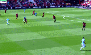 玩球赛报：英超-曼城2-1绝杀伯恩茅斯 斯特林96分钟破门