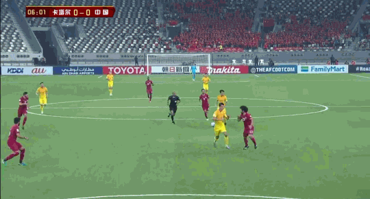 玩球头条：国足2-1卡塔尔仍无缘世界杯 郑智染红武磊绝杀