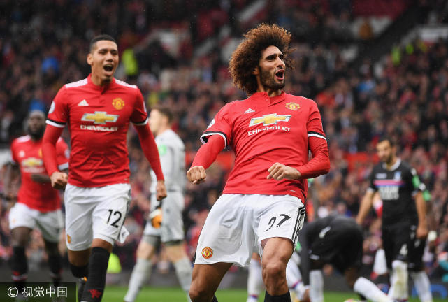 玩球赛报：英超-曼联4-0豪取6连胜 费莱尼2球卢卡库破门